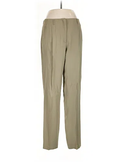 Pre-owned Dkny Casual Pants In Green