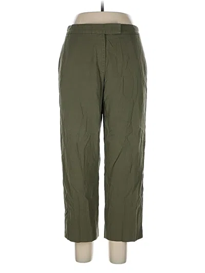 Pre-owned Dkny Casual Pants In Green