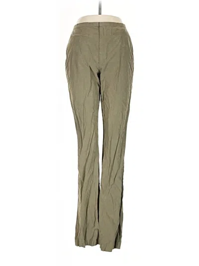 Pre-owned Dkny Casual Pants In Green