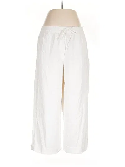 Pre-owned Dkny Casual Pants In Ivory