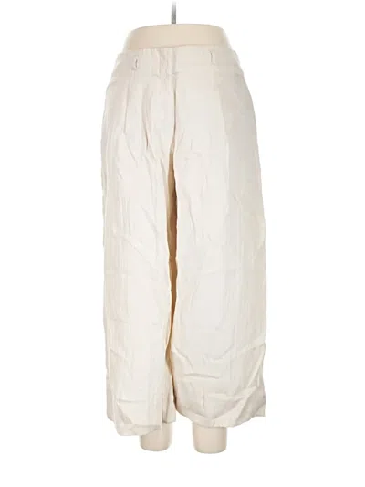 Pre-owned Dkny Casual Pants In Ivory