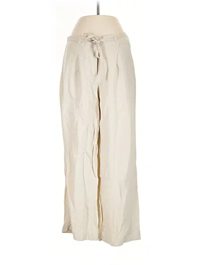 Pre-owned Dkny Casual Pants In Ivory