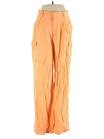 Pre-owned Dkny Casual Pants In Orange