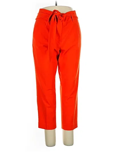 Pre-owned Dkny Casual Pants In Orange