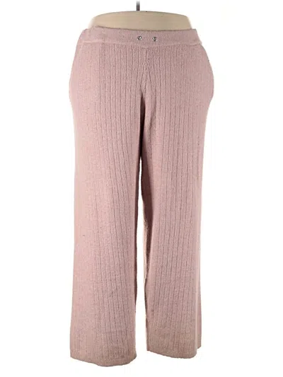 Pre-owned Dkny Casual Pants In Pink