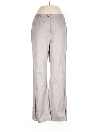 Pre-owned Dkny Casual Pants In Tan
