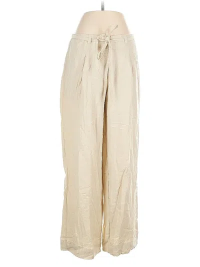 Pre-owned Dkny Casual Pants In White