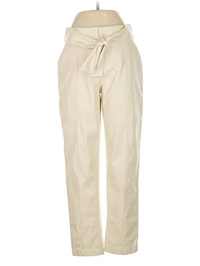 Pre-owned Dkny Casual Pants In White