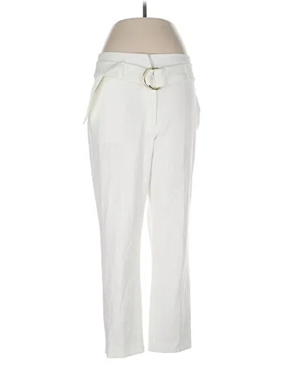 Pre-owned Dkny Casual Pants In White