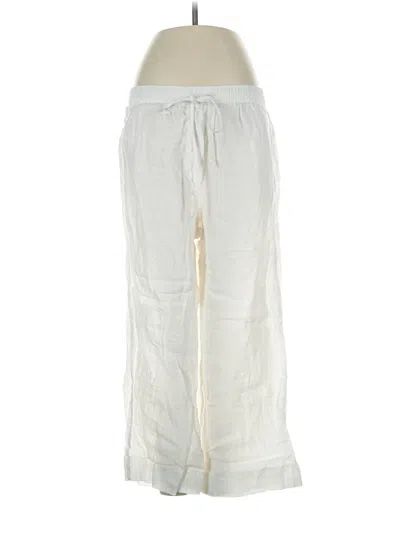 Pre-owned Dkny Casual Pants In White