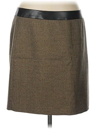 Pre-owned Dkny Casual Skirt In Brown