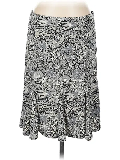 Pre-owned Dkny Casual Skirt In Gray