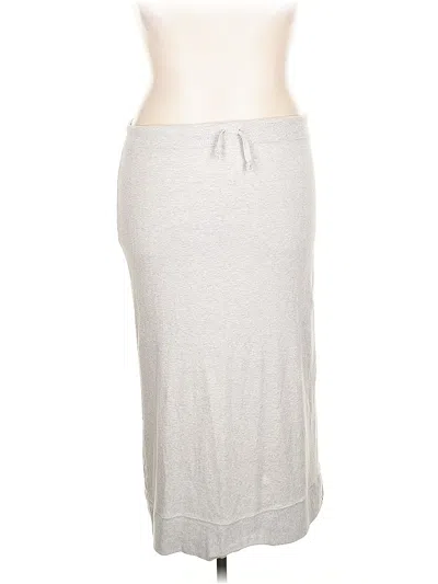 Pre-owned Dkny Casual Skirt In Gray