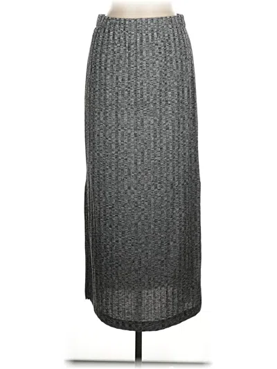 Pre-owned Dkny Casual Skirt In Gray