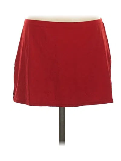 Pre-owned Dkny Casual Skirt In Red