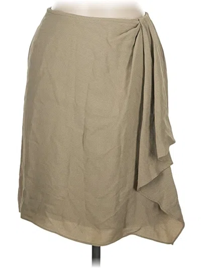Pre-owned Dkny Casual Skirt In Tan