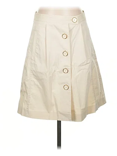 Pre-owned Dkny Casual Skirt In White
