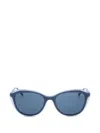 Dkny Cat-eye Frame Sunglasses In Blue