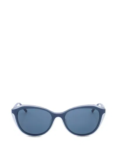 Dkny Cat-eye Frame Sunglasses In Blue