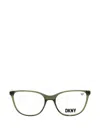 Dkny Ladies Transparent Rectangular Eyeglass Frames Dk5054 In Multi