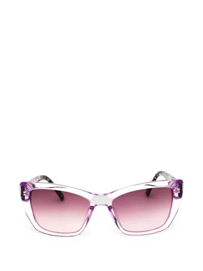 Dkny Cat-eye Sunglasses In Purple