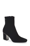 Dkny Cavale Womens Faux Suede Ankle Boots In Black