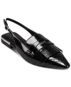 Dkny Caxine Slingback Flats In Black