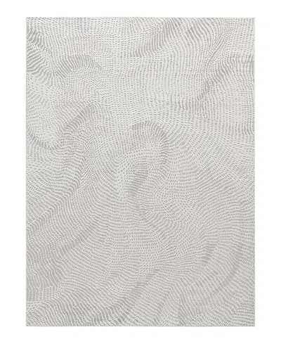 Dkny Central Park West Cep01 Area Rug, 7'8 X 9'8 In Gray