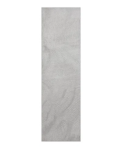 Dkny Central Park West Cep01 Runner Area Rug, 2'2 X 7'5 In Gray