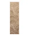 Dkny Central Park West Cep02 Runner Area Rug, 2' X 6' In Brown