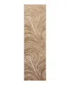 Dkny Central Park West Cep02 Runner Area Rug, 2'2 X 7'5 In Brown