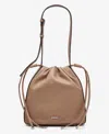 Dkny Channing Small Drawstring In Brown