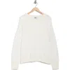 Dkny Cheetah Chenille Sweater In White