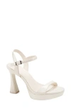 Dkny Cherish Ankle Strap Platform Sandal In Neutral