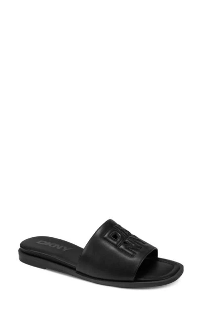 Dkny Chicago Slide Sandal In Black