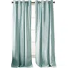 Dkny Chrysanthemum Curtain Panel, 63 X 50 In Aqua