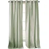 Dkny Chrysanthemum Floral Grommet Curtains In Sage
