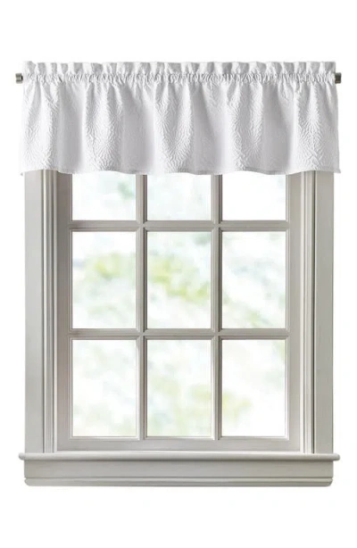 Dkny Chrysanthemum Floral Valance In White