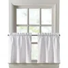 Dkny Chrysanthemum Set Of 2 Floral Tier Curtains In White