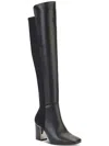 DKNY CILLI KNEE HIGH WOMENS COMFORT INSOLE MANMADE THIGH-HIGH BOOTS