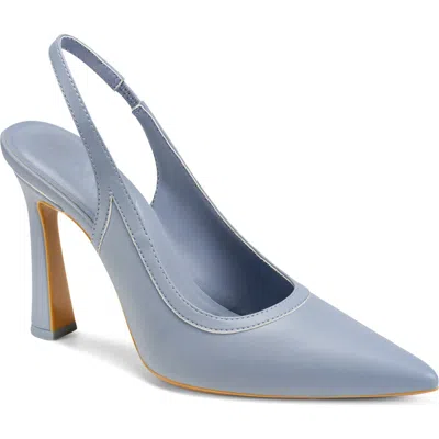 Dkny Cinette Slingback Pointed Toe Pump In Blue