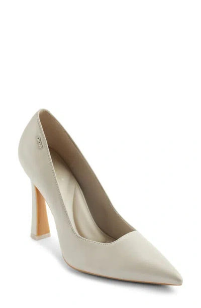 Dkny Cintha Pointed Toe Pump In Soft White