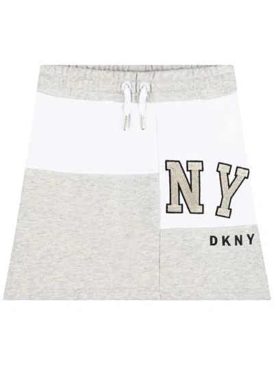 Dkny Classic Mini Skirt For Girls In Beige