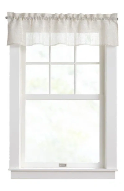 Dkny Classic Sheer Valance In Linen