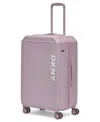 Dkny Clean Cut 25" Upright Luggage In Lavender