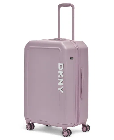 Dkny Clean Cut 25" Upright Luggage In Lavender