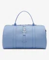 Dkny Nyc Duffel In Blue Suede