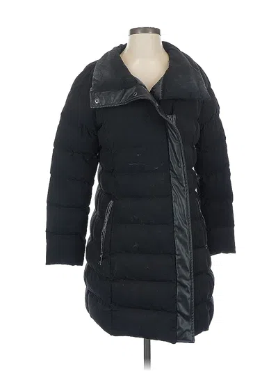 Pre-owned Dkny Coat In Black