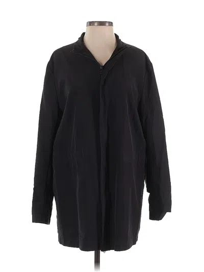 Pre-owned Dkny Coat In Black