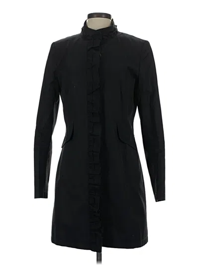 Pre-owned Dkny Coat In Black